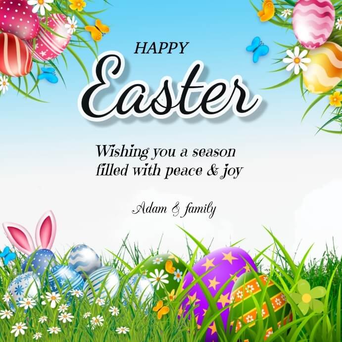Happy Easter wish