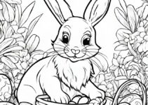 Easter Coloring Page 2024
