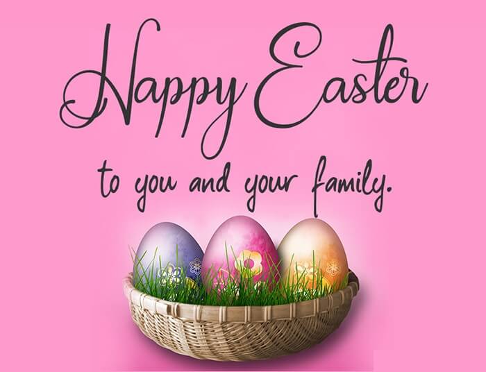 Happy Easter message 2024