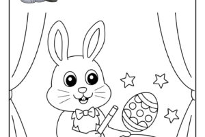 free printable easter coloring pages 2023