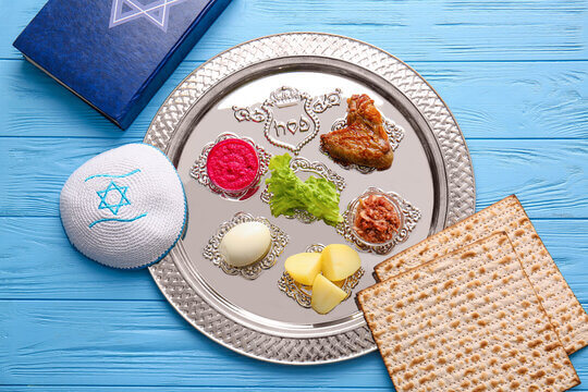 happy passover images sedar plate