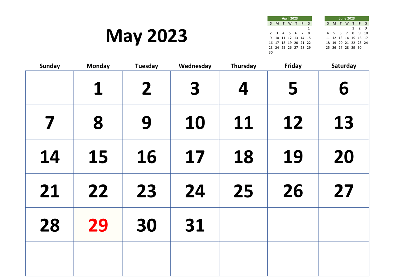 May 2023 Calendar Holidays UK