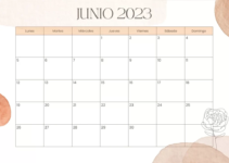 Calendario de vacaciones de junio de 2023