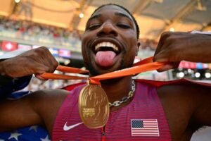 Noah Lyles Sparks Controversy Over NBA 'World Champions' Label