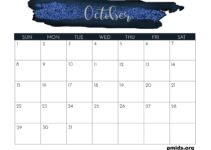 Cute Printable October 2023 Calendar